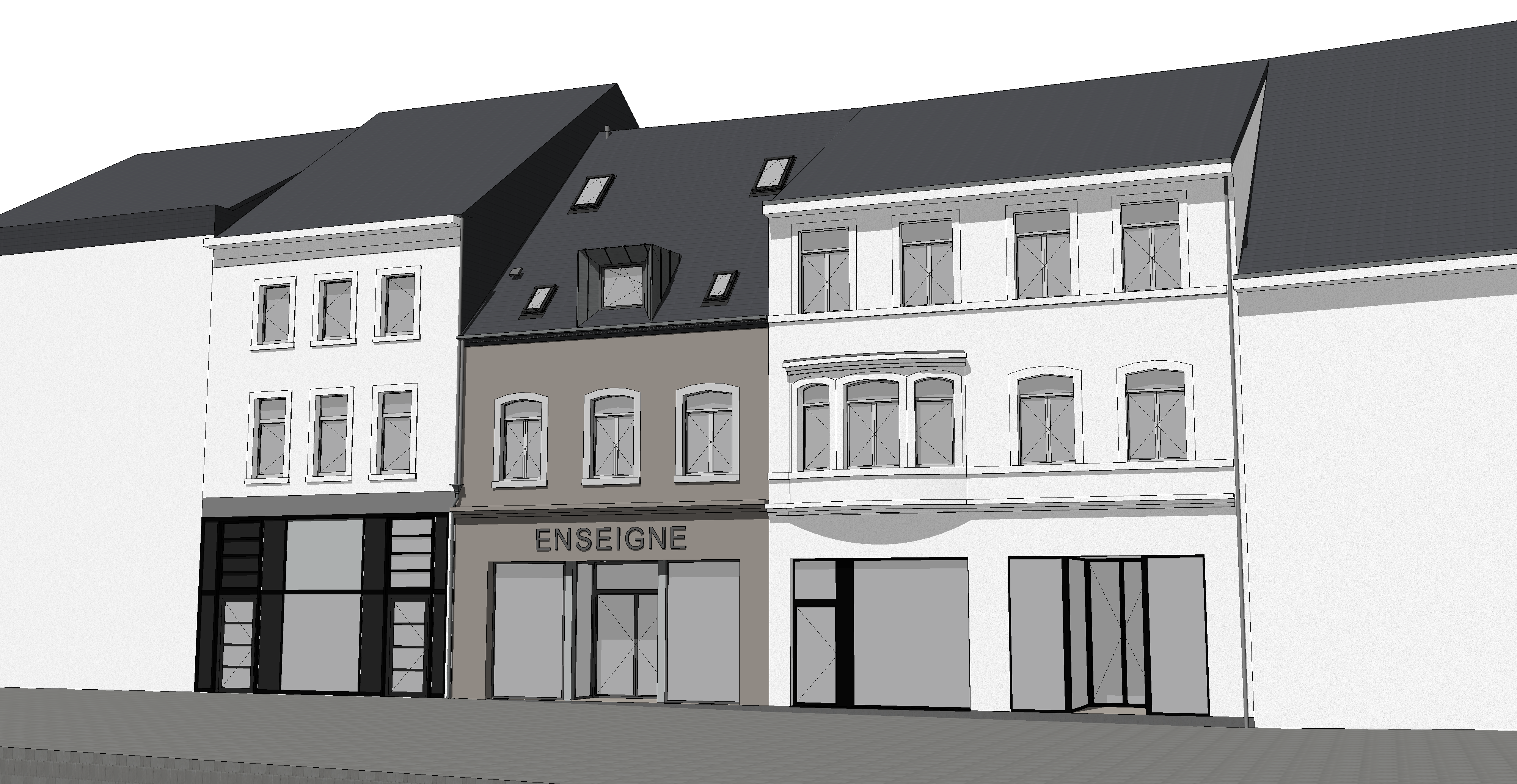 Gni Consulting Stabilité Vue Façade avant - Grand Rue